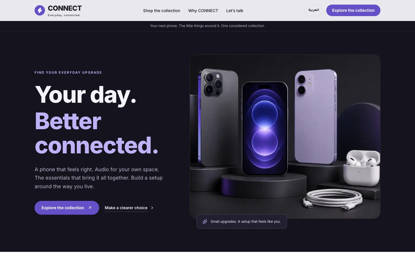 CONNECT — Phones & Accessories Store Template